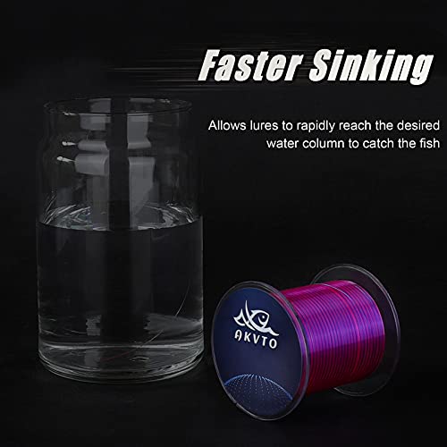 AKvto Premium Color Monofilament Fishing Line - 300 Yards