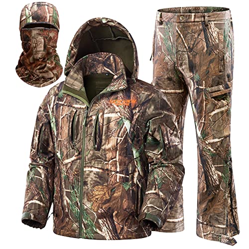 Quiet Camo Jacket & Pants with 11 Pockets