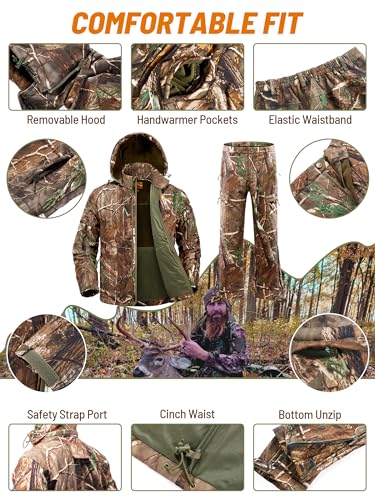 Quiet Camo Jacket & Pants with 11 Pockets