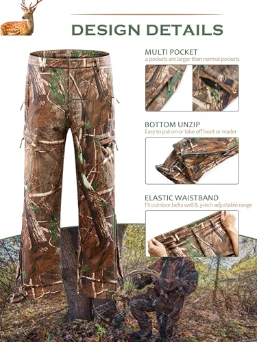 Quiet Camo Jacket & Pants with 11 Pockets