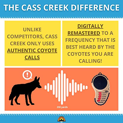 Cass Creek Ergo Predator Call - 5-in-1 Coyote Call