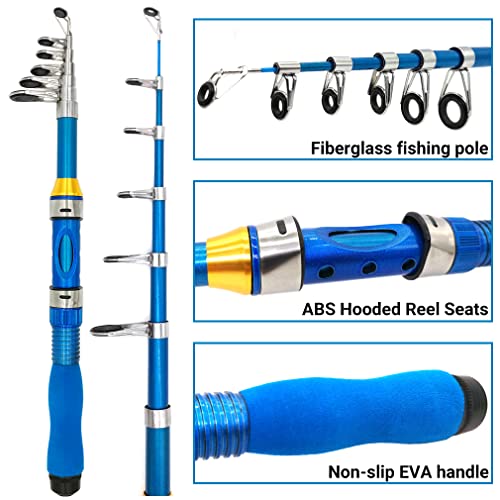 Youth Telescopic Fishing Rod and Reel Combo Kit