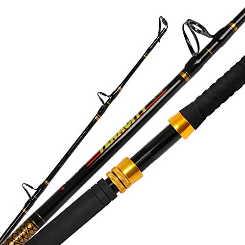 Fiblink Saltwater Offshore Trolling Fishing Rod Heavy Duty