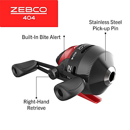 Zebco 404 Spincast Reel Combo with Fishing Rod