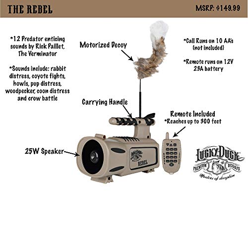Lucky Duck Rebel Predator Electronic Caller and Decoy