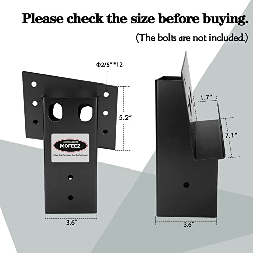 Mofeez 4x4 Compound Angle Brackets for Hunting Blinds