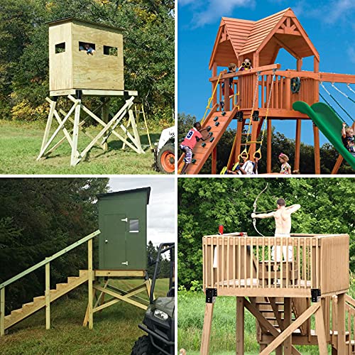 Mofeez 4x4 Compound Angle Brackets for Hunting Blinds