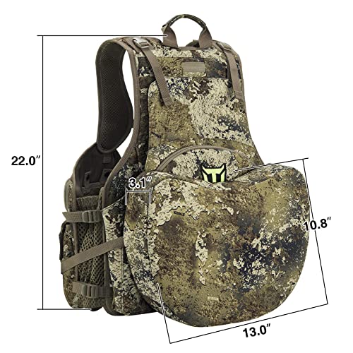 TIDEWE Turkey Vest with Seat Cushion, Game Pouch