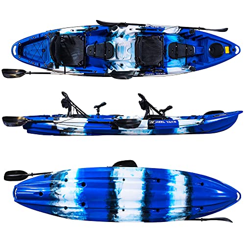 Tandem Sit-On-Top Fishing Kayak | 12.5' | 550lbs Capacity