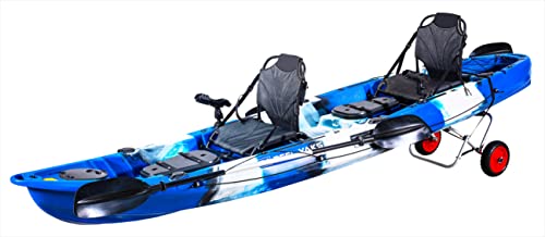 Tandem Sit-On-Top Fishing Kayak | 12.5' | 550lbs Capacity