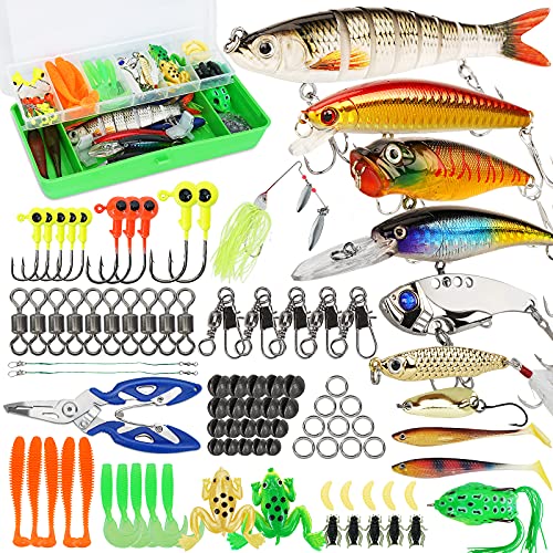 Ultimate Bass Fishing Lure Tackle Box Kit