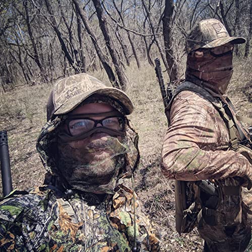 PELLOR Camo Ghillie Suit for Kids/Adults, Hooded, Green