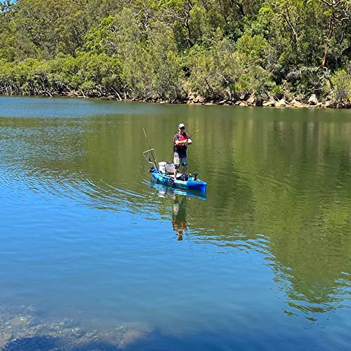 11' Pedal Kayak Fishing Angler | Sit or Stand | 500lbs Capacity | Ocean Lakes Rivers