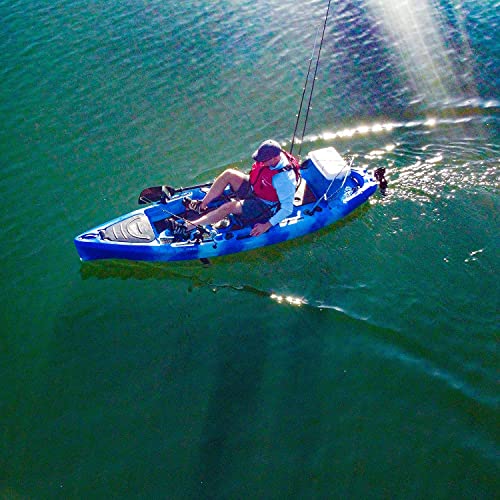 11ft Pedal Drive Fishing Kayak | Stable Design | 500lbs Capacity | Ocean Lakes Rivers Suitable