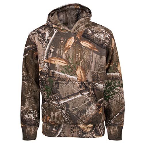 Kids Classic Hunting Camo Pullover Hoodie, Realtree Edge, Large