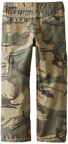 Boys' Wrangler Authentics Classic Cargo Pant, Olive Camo