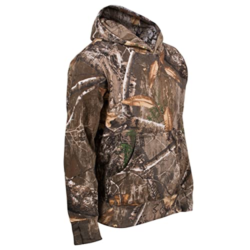 Kids Classic Hunting Camo Pullover Hoodie, Realtree Edge, Large