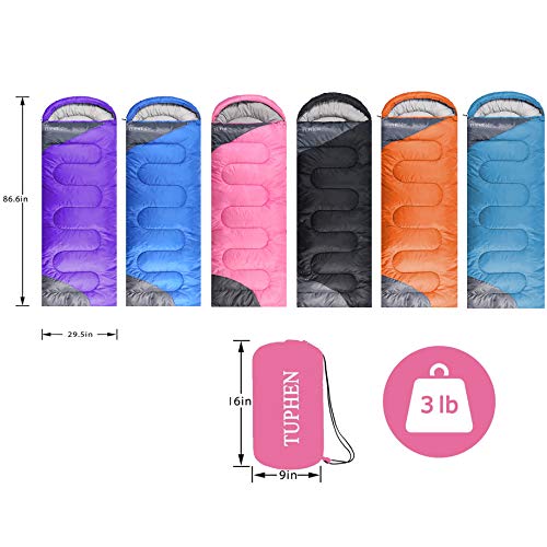 Tuphen Sleeping Bags for Outdoor Adventures, All Seasons