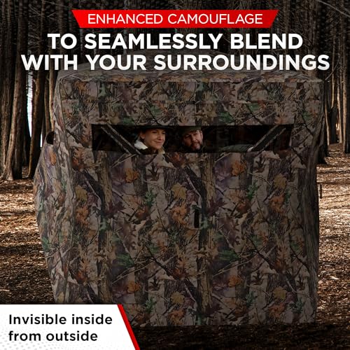 Venatio Camouflage Pop Up Ground Blind - Waterproof