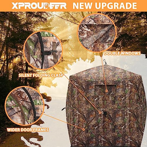 CAMO Popup Ground Blind for Deer & Turkey Hunting