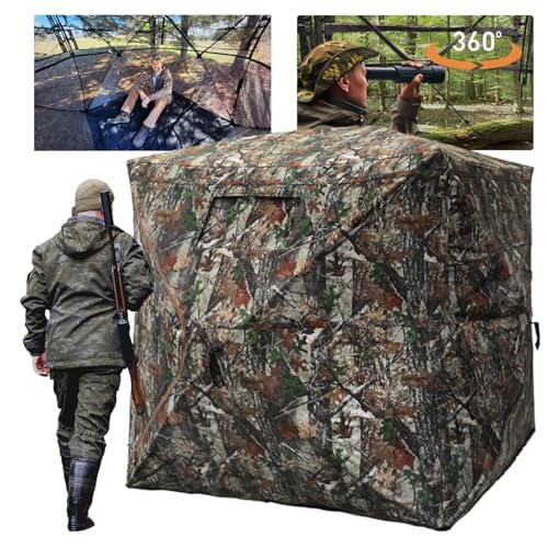 360 Degree Ground Blind with Floor Mat, Pop-up