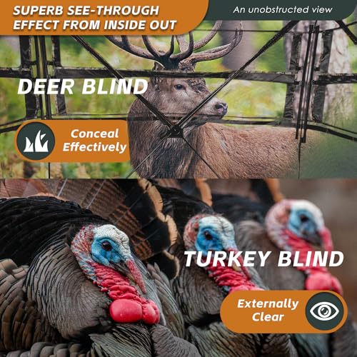 360 Degree Ground Blind with Floor Mat, Pop-up