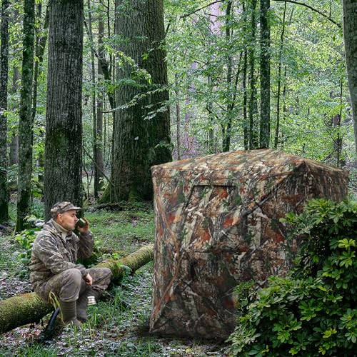 360 Degree Ground Blind with Floor Mat, Pop-up
