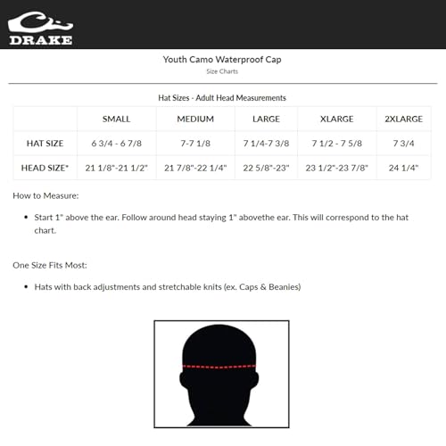 Youth Camo Waterproof Cap - Drake Waterfowl Mossy Oak