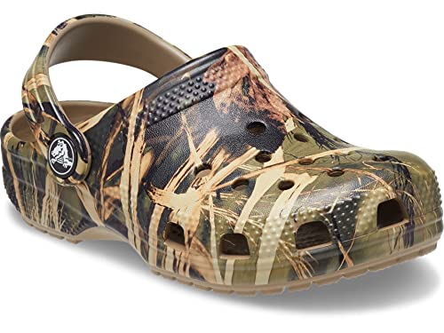 Kids' Realtree Camo Clogs in Khaki, Size 3