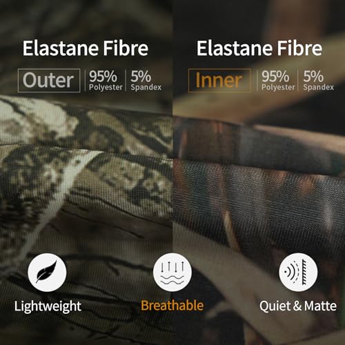 LOOGU Hunting Camo Face Mask, Gloves, Arms Sleeves