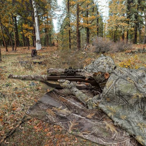 LOOGU Hunting Camo Face Mask, Gloves, Arms Sleeves