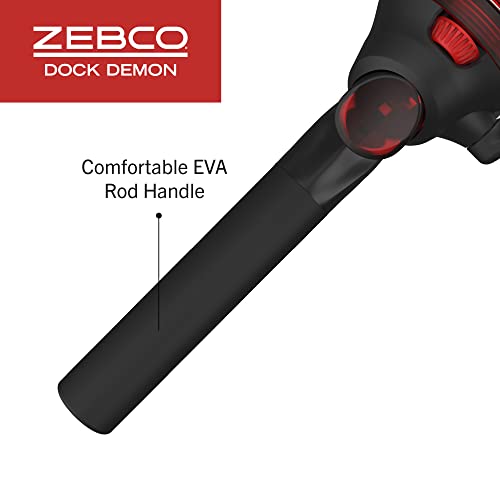 Zebco Dock Demon Fishing Combo with 1-Piece Rod