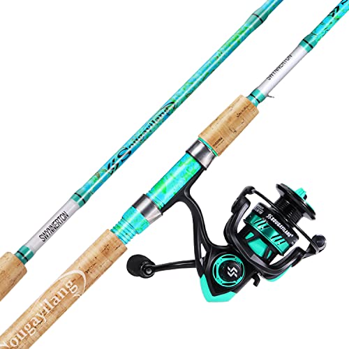 Sougayilang 2-Piece Spinning Fishing Rod Combo & Reel