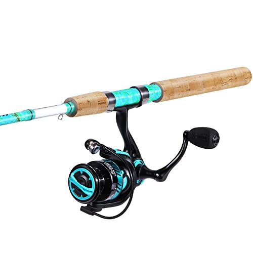 Sougayilang 2-Piece Spinning Fishing Rod Combo & Reel