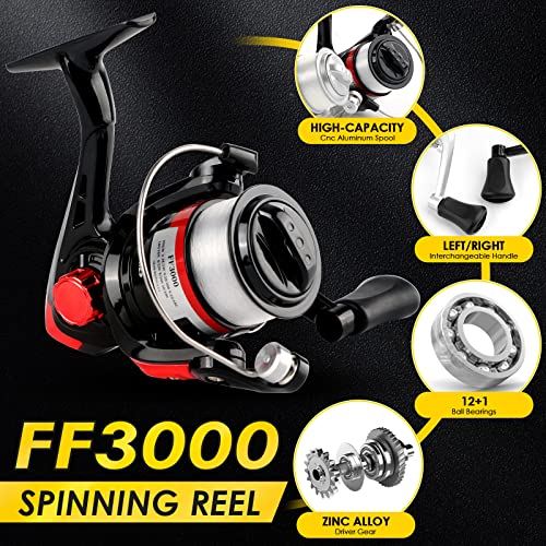 Portable Telescopic Fishing Rod Reel Combo with Accessories