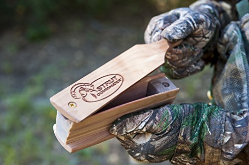 Strut Commander Turkey Call Dugout Pallbearer Box - Affordable, Durable, Effective Dual-Sided Turkey Call