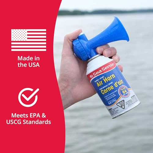 SeaSense Large Air Horn - 118dB, 1 Mile Range