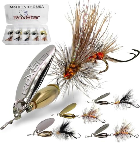 USA Hand-Tied RoxStar Fly Strikers Spinner - 1/8oz