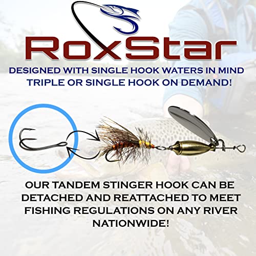 USA Hand-Tied RoxStar Fly Strikers Spinner - 1/8oz