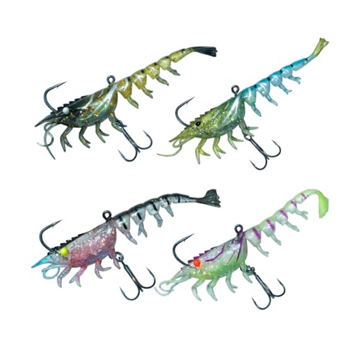 SHOWYEE Soft Plastic Fishing Lures for Bass, Redfish
