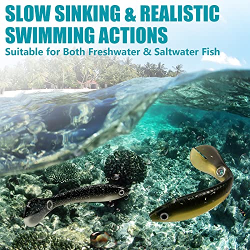 Soft Bionic Fishing Lure Set - 10pcs