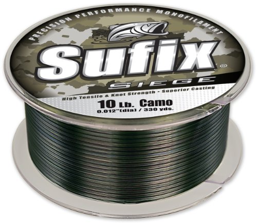 Sufix Siege 330-Yard Camo Fishing Line (8-Pound)