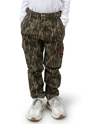 Youth Camo Hunting Cargo Pants | 6 Pockets | Large