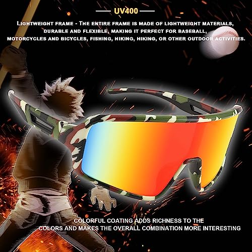 WANWAN Sports Sunglasses for Outdoor Activities, Unisex Styles