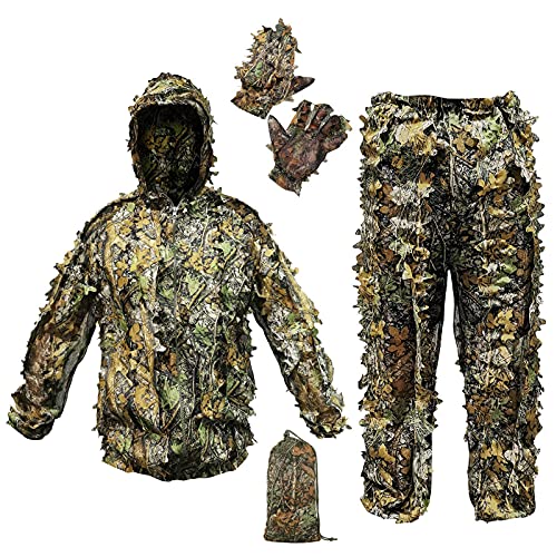 ANYDKE Ghillie Suit - Lightweight Camo for Jungle Shooting