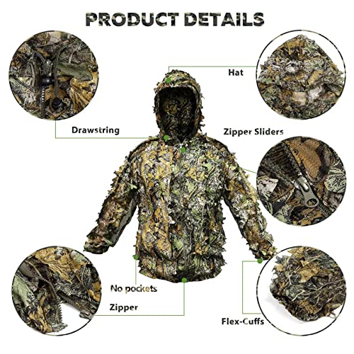 ANYDKE Ghillie Suit - Lightweight Camo for Jungle Shooting