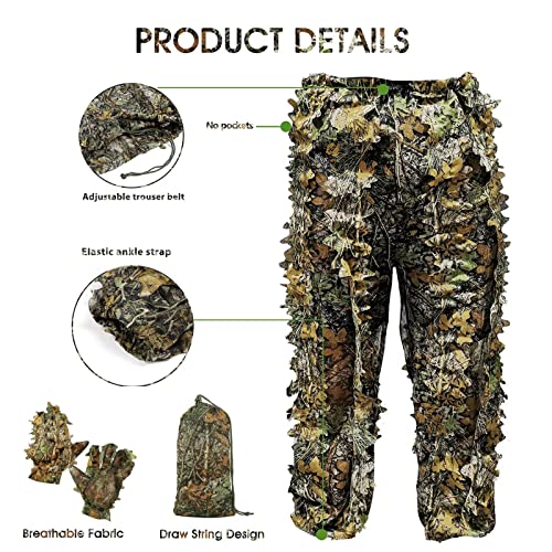 ANYDKE Ghillie Suit - Lightweight Camo for Jungle Shooting