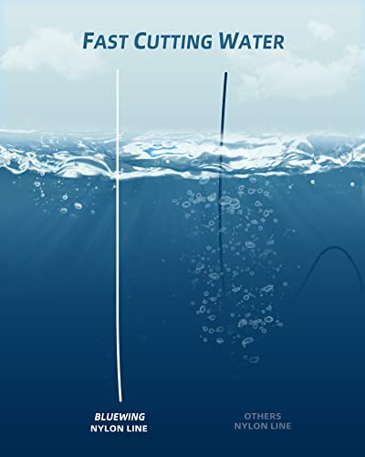 BLUEWING Clear Invisible Monofilament Fishing Line 0.9mm 500YD 100LB