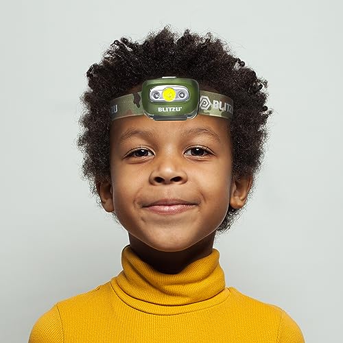 Blitzu i2 Waterproof LED Headlamp, Camouflage