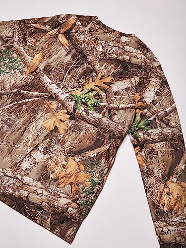 Realtree mens 2 Pack Long Sleeve Performance Tees T Shirt, Realtree Edge/Realtree Excape, Small US